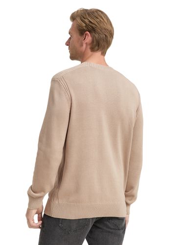 TOM TAILOR Strickpullover im Washed-Look aus Baumwolle