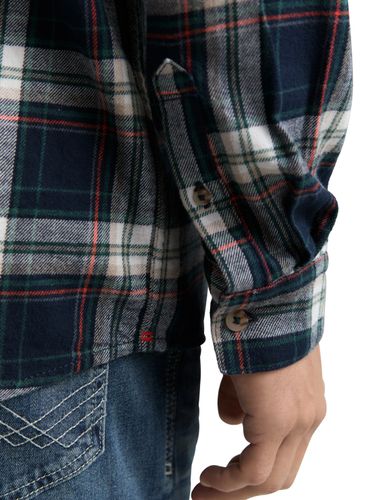 TOM TAILOR Comfort Fit Flanell-Hemd mit Karomuster