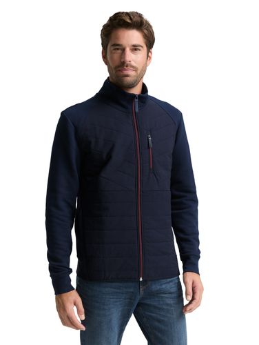 TOM TAILOR Hybrid Sweatjacke mit Steppung