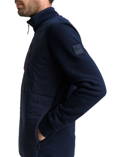 TOM TAILOR Hybrid Sweatjacke mit Steppung