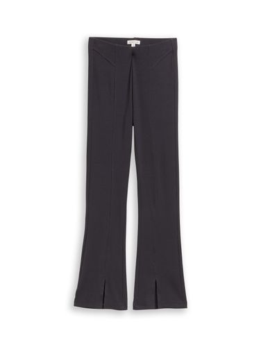TOM TAILOR Flared Leggings mit Schlitz-Detail