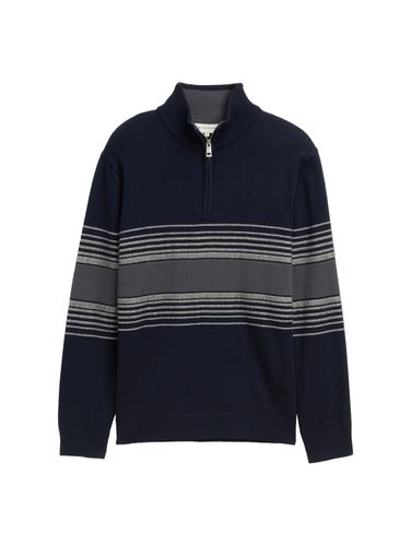 TOM TAILOR Troyer Strickpullover mit Colour-Blocking XL