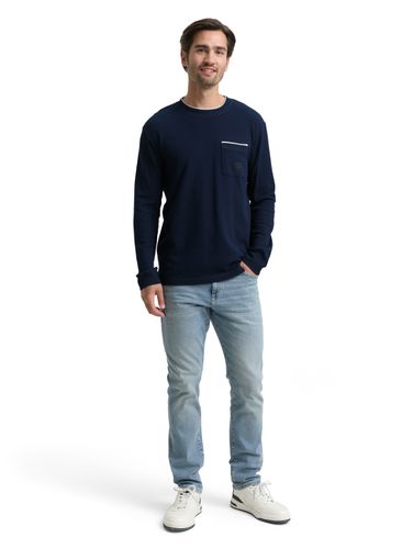 TOM TAILOR 2-in-1 Langarmshirt aus Baumwolle