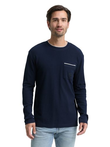 TOM TAILOR 2-in-1 Langarmshirt aus Baumwolle