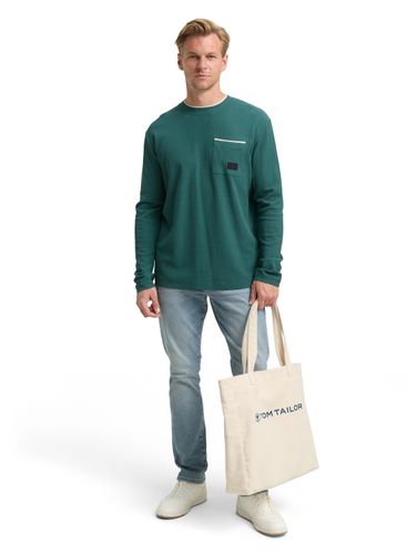 TOM TAILOR 2-in-1 Langarmshirt aus Baumwolle