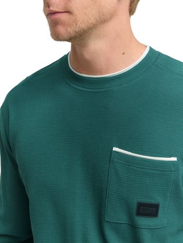 TOM TAILOR 2-in-1 Langarmshirt aus Baumwolle