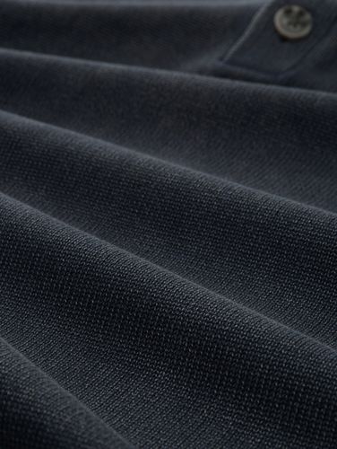 TOM TAILOR Troyer Strickpullover im Washed-Look aus Baumwolle
