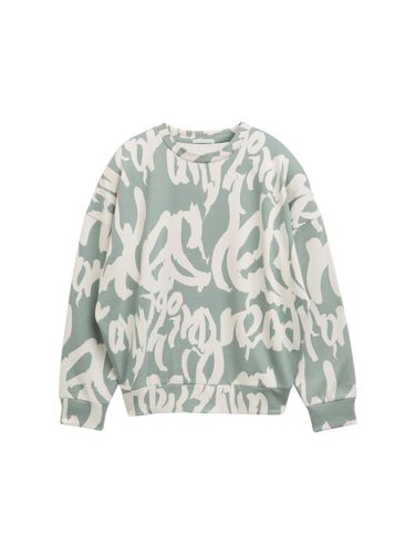 TOM TAILOR Oversize Sweatshirt mit Allover-Print