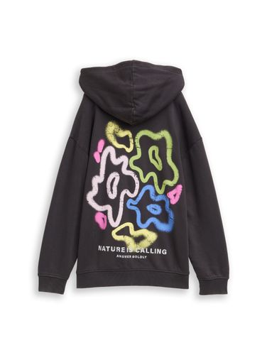 TOM TAILOR Oversize Hoodie Sweatshirt mit Rückenprint