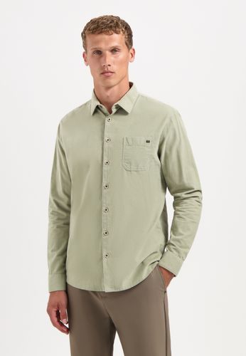 NO EXCESS Shirt Solid Fine Herringbone XXL