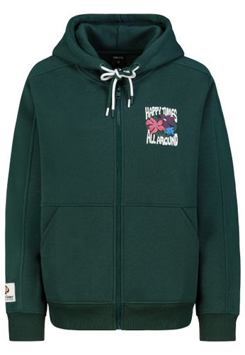 Modehaus Weingarten DOB Sweatjacke, langarm,Kapuze mit, dark teal green M