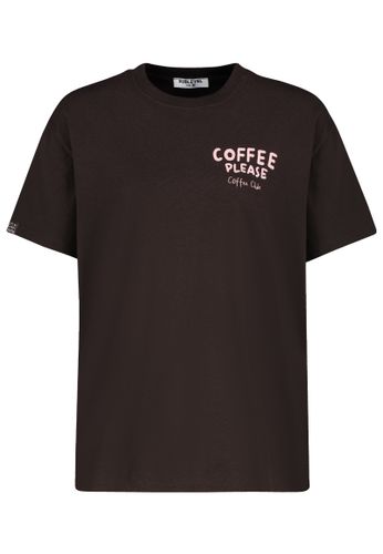 Modehaus Weingarten DOB T-shirt,kurzarm, oversized, Run, deep chocolate brown L