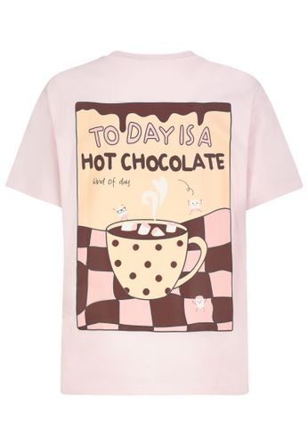 Modehaus Weingarten DOB T-shirt,kurzarm, oversized, Run, petal rose