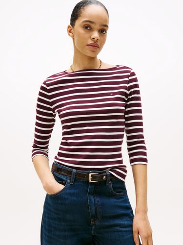 TOMMY HILFIGER SLIM CODY BOAT-NK 3/4SLV S