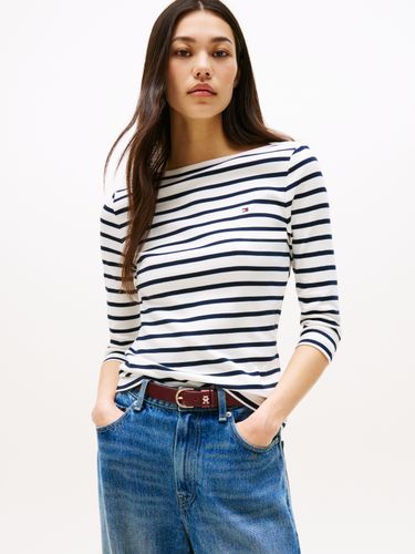 TOMMY HILFIGER SLIM CODY BOAT-NK 3/4SLV L