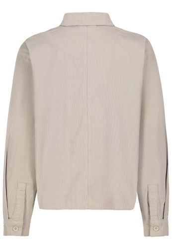 Modehaus Weingarten DOB Oversize Hemdjacke, große aufge, light sand