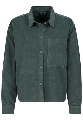 Modehaus Weingarten DOB Oversize Hemdjacke, große aufge, pine green M