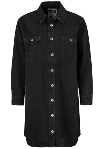 Modehaus Weingarten DOB Denim Kleid, Midi, oversized, black denim B158 L