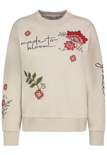 Modehaus Weingarten DOB Sweat, langarm, Rundhals mit Ri, nude beige XS
