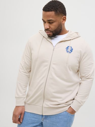 JACK & JONES JJONE COLOR SUMMER SWEAT ZIP HOODI PLS