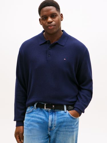 TOMMY HILFIGER BT-PIMA ORG CTN CASH LS POLO-B 5XLT