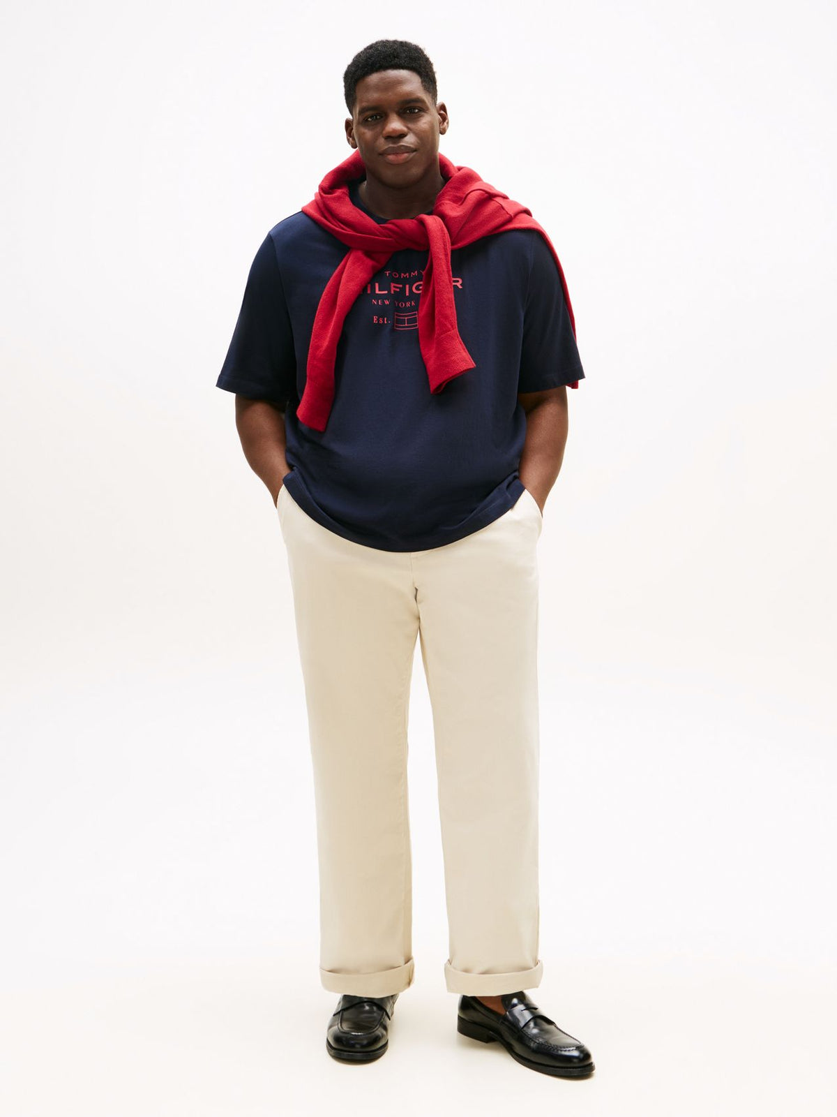 TOMMY HILFIGER BT-HILFIGER STACK GRAPHIC TEE-B