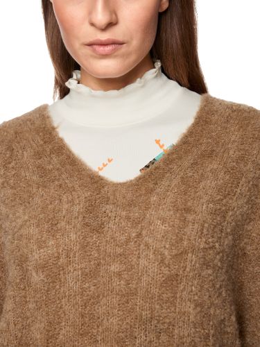 MARC CAIN Pullover mit Alpaka – Knitted in Germany
