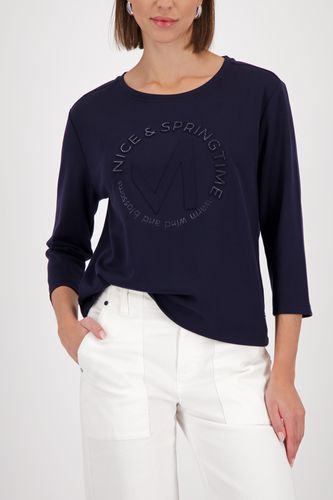 MONARI Sweatshirt mit Emblem