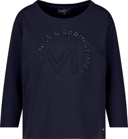 MONARI Sweatshirt mit Emblem