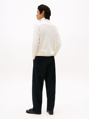 TOMMY HILFIGER ESSENTIAL COTTON ZIP THRU