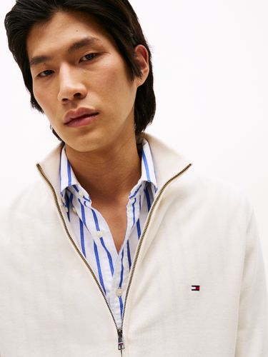 TOMMY HILFIGER ESSENTIAL COTTON ZIP THRU