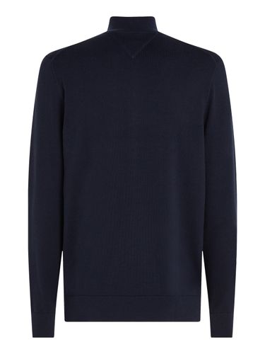 TOMMY HILFIGER ESSENTIAL COTTON ZIP THRU