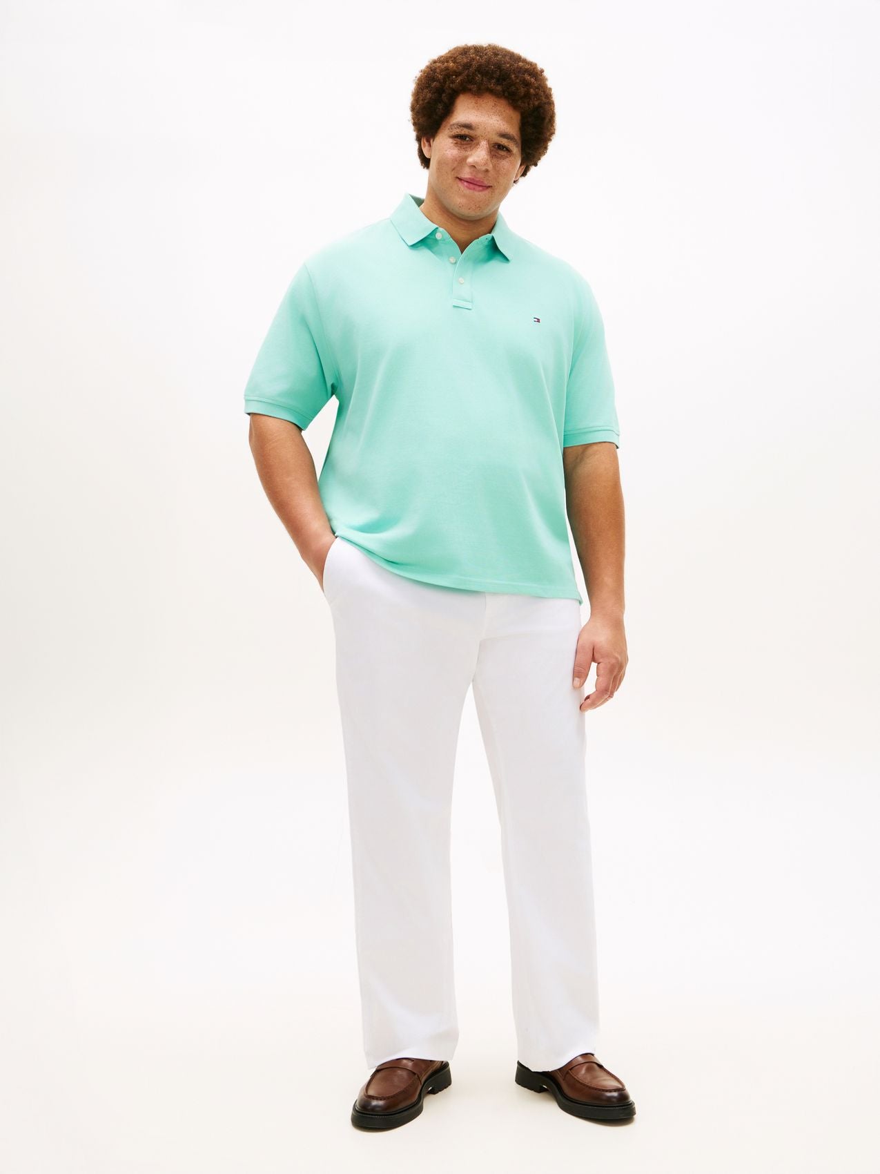 TOMMY HILFIGER Plus 1985 Regular Fit Pique Polo Shirt