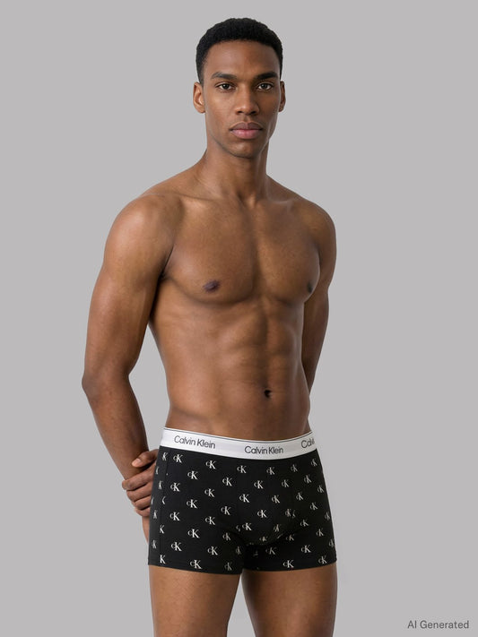 CALVIN KLEIN 3-Pack Icon Logo Relaxed Trunks