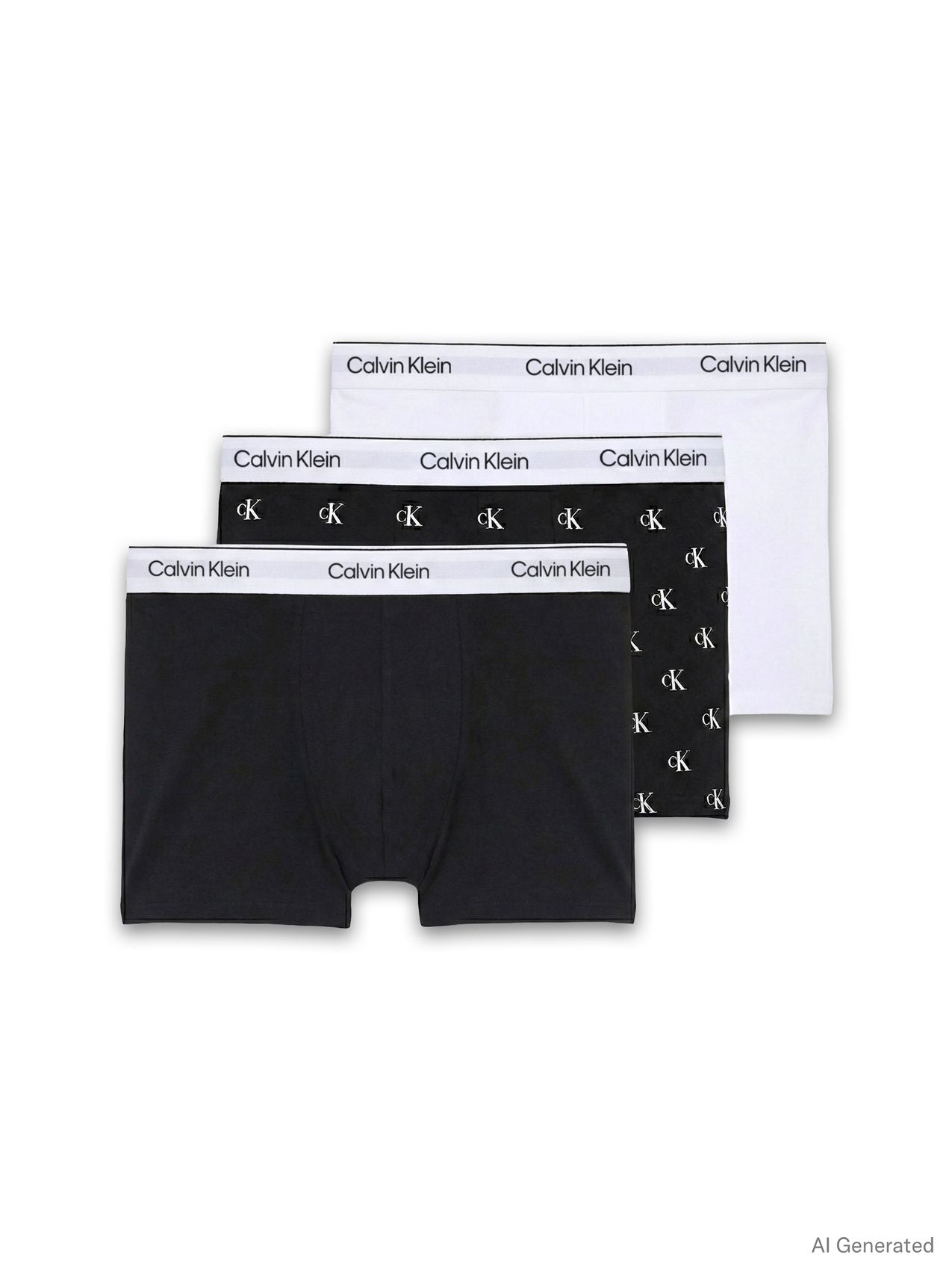 CALVIN KLEIN 3-Pack Icon Logo Relaxed Trunks