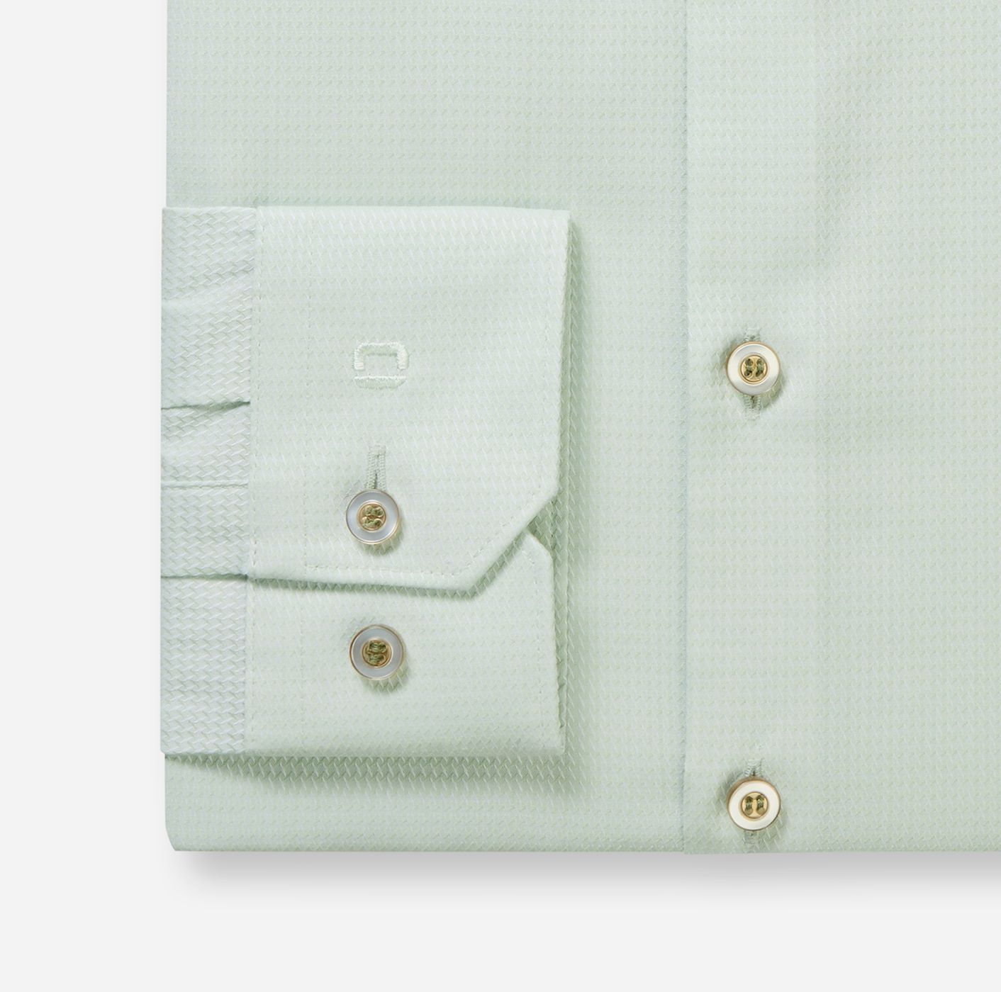 OLYMP Strukturiertes Hemd, Super Slim