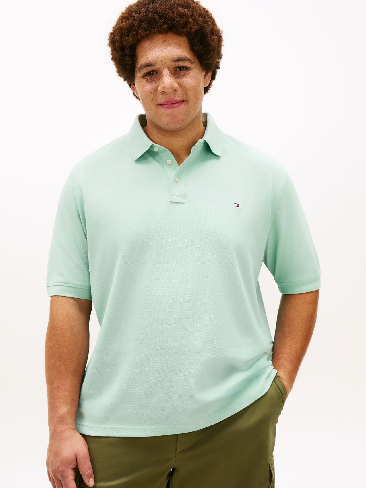 TOMMY HILFIGER Plus 1985 Regular Fit Pique Polo Shirt