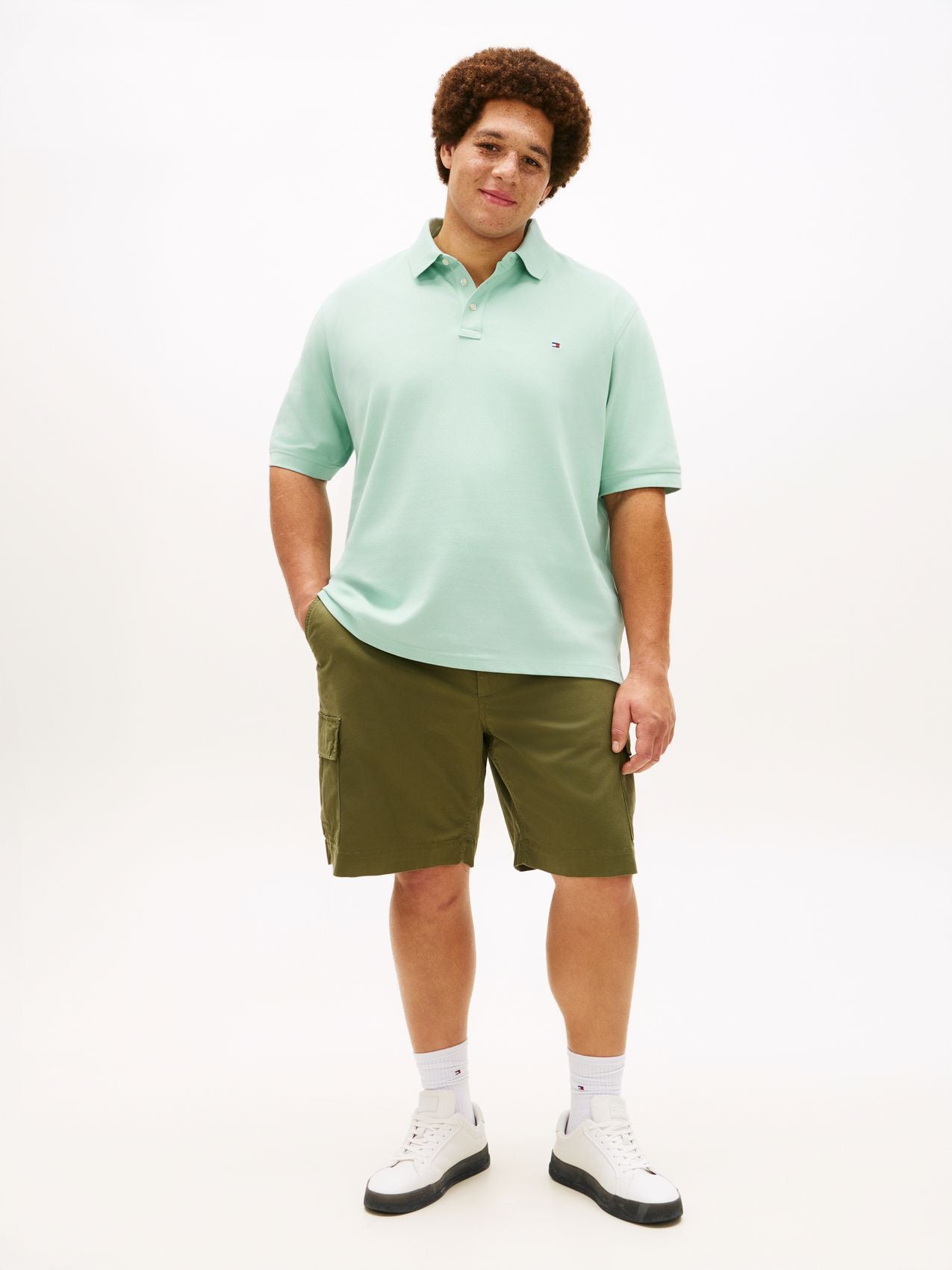 TOMMY HILFIGER Plus 1985 Regular Fit Pique Polo Shirt