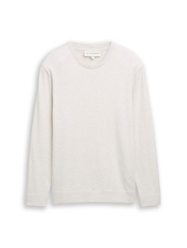 TOM TAILOR Basic Strickpullover aus Baumwolle