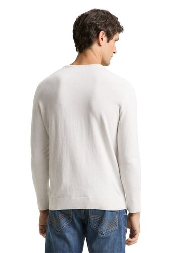 TOM TAILOR Basic Strickpullover aus Baumwolle