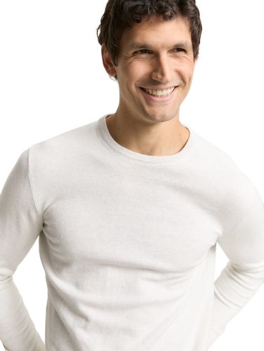 TOM TAILOR Basic Strickpullover aus Baumwolle