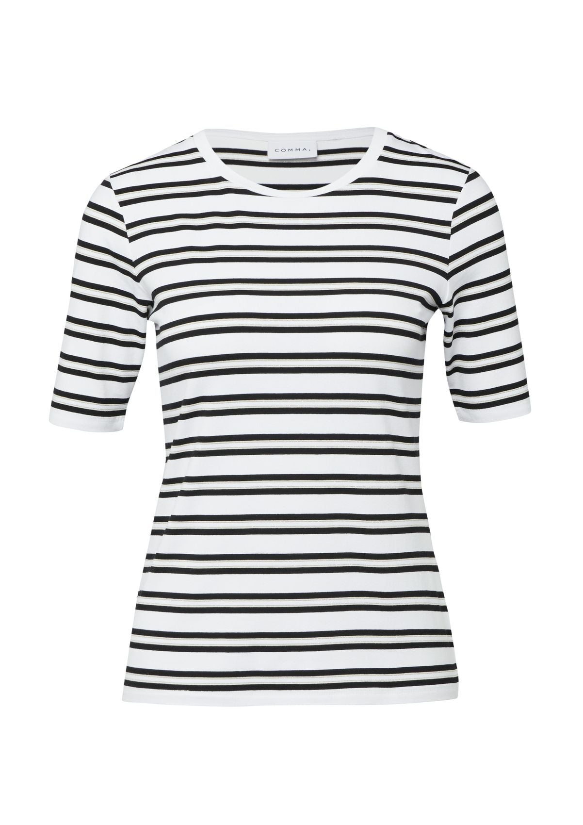 COMMA T-Shirt mit Streifenmuster