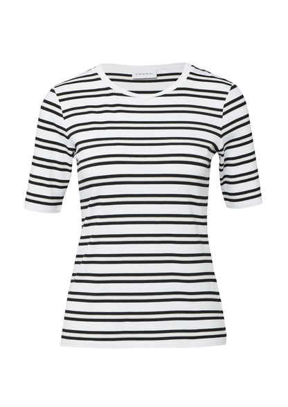 COMMA T-Shirt mit Streifenmuster
