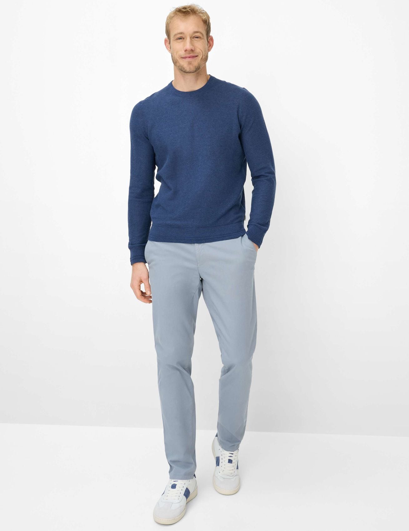 BRAX Strukturierter Strickpullover "Rick"