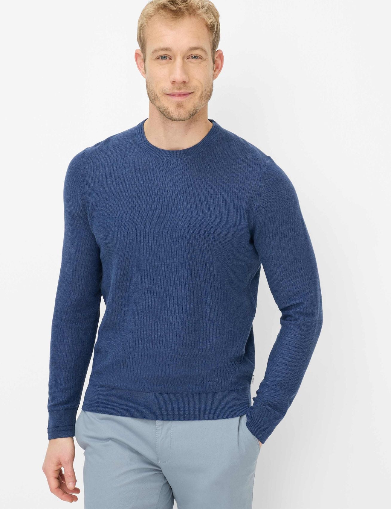 BRAX Strukturierter Strickpullover "Rick"