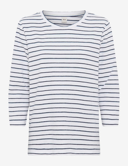 BRAX Gestreiftes Langarmshirt "Bonnie" 44