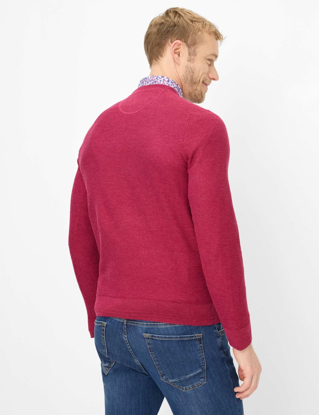 BRAX Strukturierter Strickpullover "Rick"