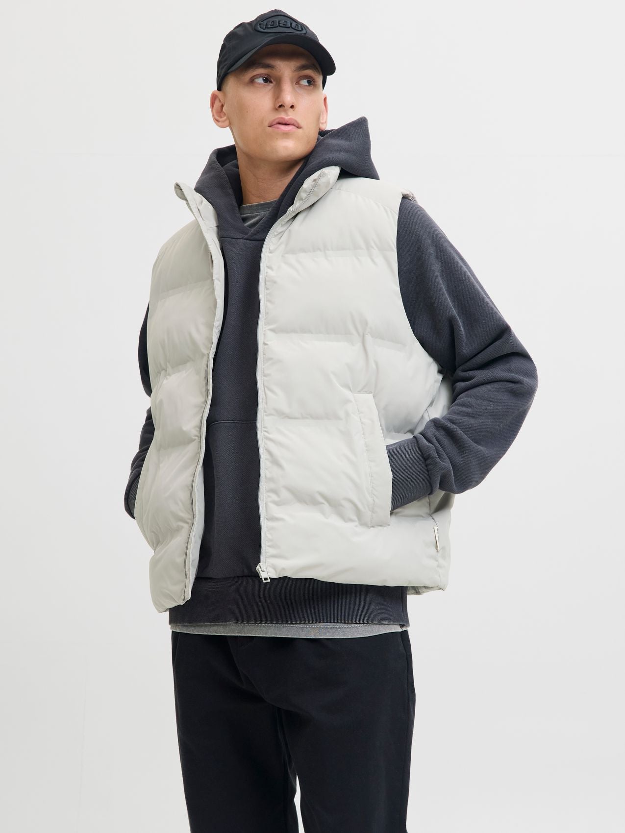 JACK & JONES JJESOHO BODYWARMER COLLAR SN