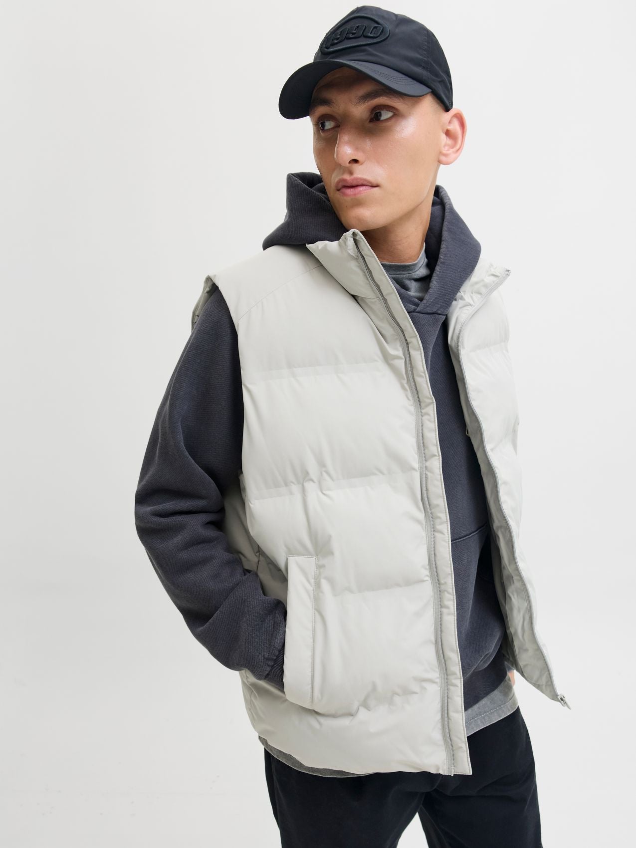 JACK & JONES JJESOHO BODYWARMER COLLAR SN