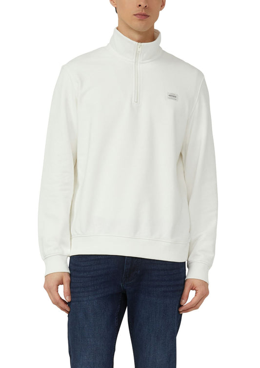 S.OLIVER Sweatshirt mit Troyer-Kragen